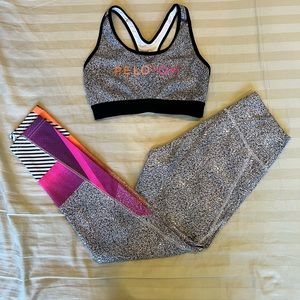 Peloton x Adidas Sports Bra and Legging Set
